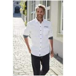 Doppelpack Hemd ULFE Grau Weiß -Jan Vanderstorm server 1035