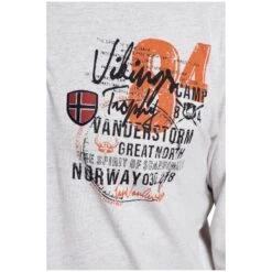 Sweatshirt ZWEN Beige Melange -Jan Vanderstorm server 1052