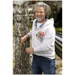 Sweatshirt ZWEN Beige Melange -Jan Vanderstorm server 1053