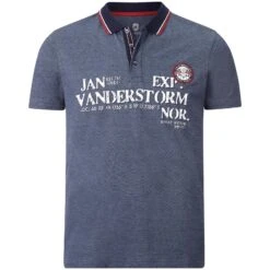Poloshirt VIGGO Dunkelblau Melange