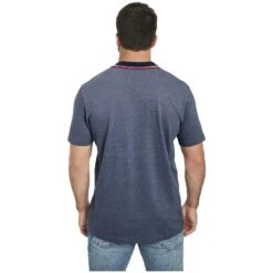 Poloshirt VIGGO Dunkelblau Melange -Jan Vanderstorm server 113