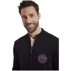 Strickjacke HEMMING Schwarz -Jan Vanderstorm server 1144