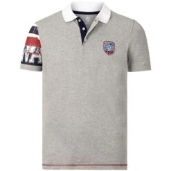 Poloshirt DAGINO Silbergrau Melange