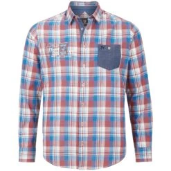 Hemd BERSE Blau Kariert