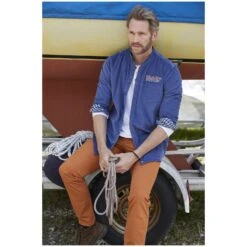 Cordhemd STORVEN Blau -Jan Vanderstorm server 1308