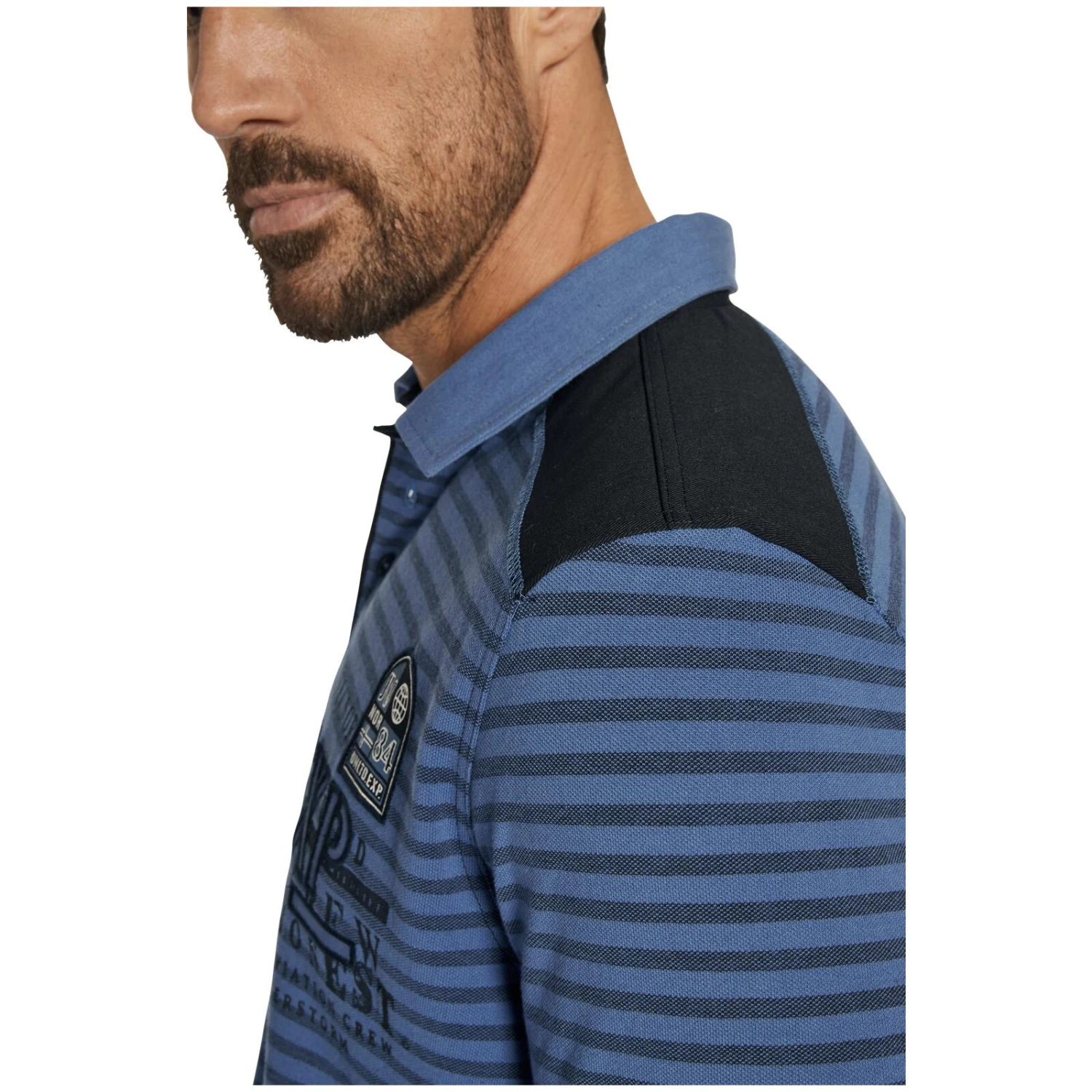Poloshirt KUIBERT Blau Gestreift 6 Poloshirt KUIBERT Blau Gestreift – Bild 6