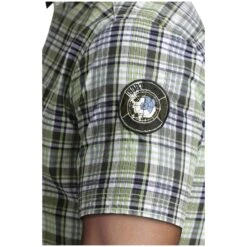 Kurzarmhemd BANDULF Hellgrün Kariert -Jan Vanderstorm server 1395