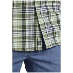 Kurzarmhemd BANDULF Hellgrün Kariert -Jan Vanderstorm server 1396