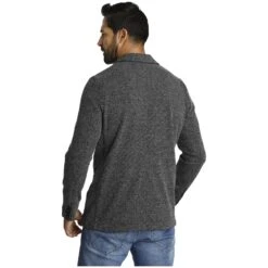 Jersey-Sakko ALBIN Schwarz Melange -Jan Vanderstorm server 142