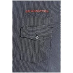 Hemd AABEL Schwarz Gestreift -Jan Vanderstorm server 1462