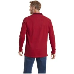 Langarm-Poloshirt KITTU Rot -Jan Vanderstorm server 147