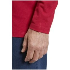 Langarm-Poloshirt KITTU Rot -Jan Vanderstorm server 150