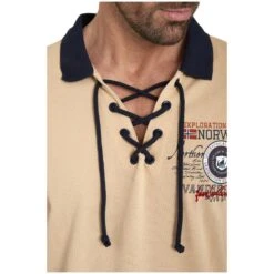 Doppelpack Poloshirt ELJAR Beige Hellrot -Jan Vanderstorm server 1506