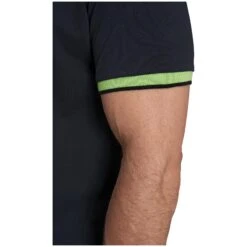 Poloshirt LAVRANS Schwarz Grün -Jan Vanderstorm server 1549