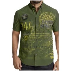 Kurzarmhemd CHRISTMAR Grün Bedruckt 9 Kurzarmhemd CHRISTMAR Grün Bedruckt -Jan Vanderstorm server 156