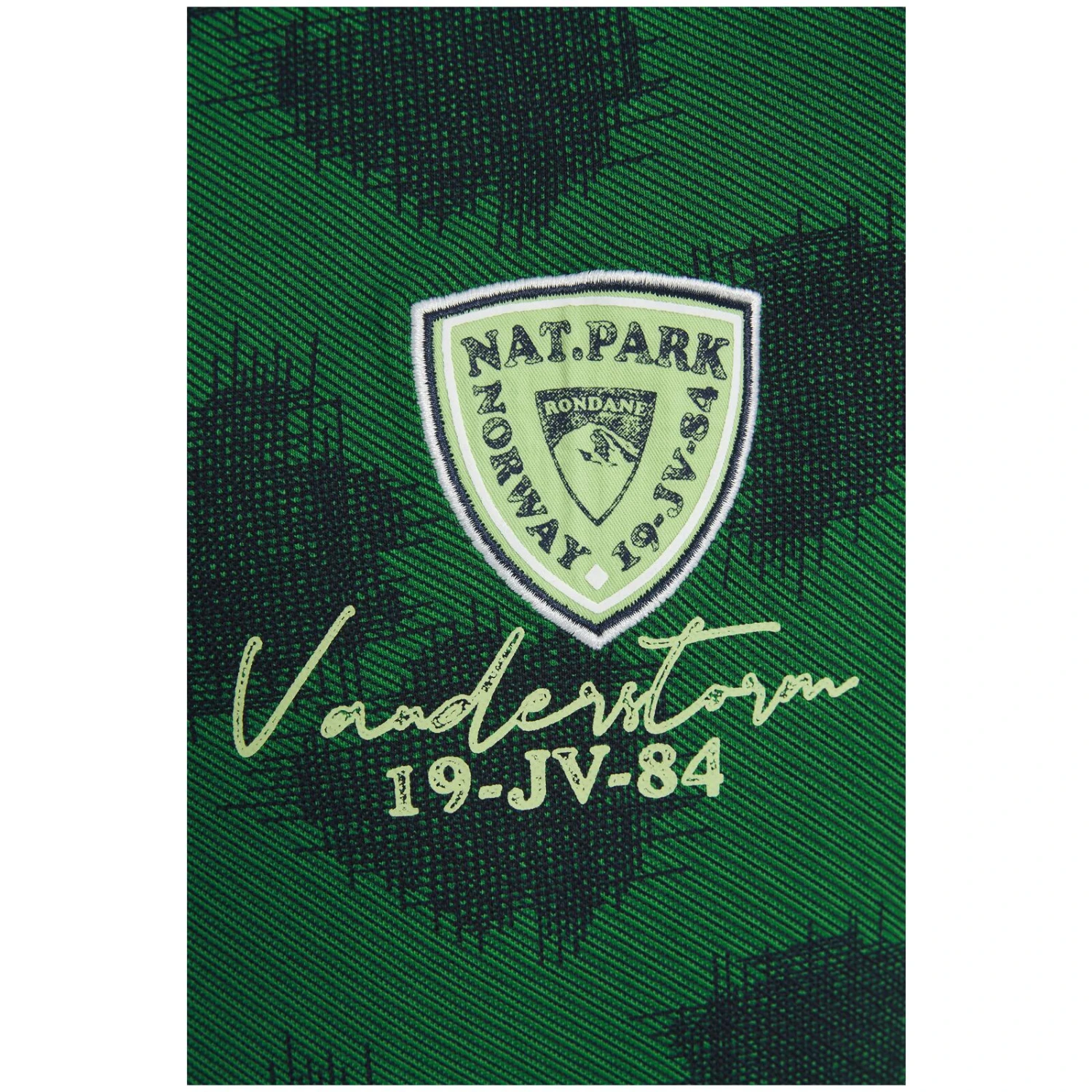 Poloshirt BEINT Grün Gemustert 4 Poloshirt BEINT Grün Gemustert – Bild 4