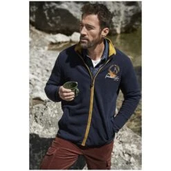 Fleecejacke HALLVAR Dunkelblau -Jan Vanderstorm server 1611