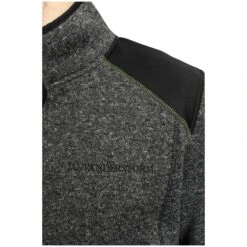 Strickfleecejacke YUL Grau Gemustert -Jan Vanderstorm server 1616