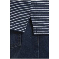 Poloshirt DEBES Dunkelblau Gestreift -Jan Vanderstorm server 170