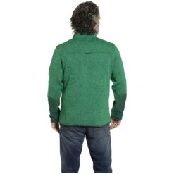 Fleece-Sweatshirt DAUBE Grün Melange -Jan Vanderstorm server 1714