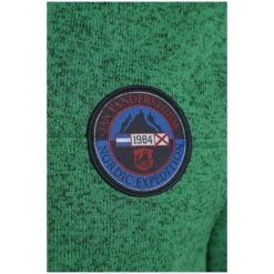 Fleece-Sweatshirt DAUBE Grün Melange -Jan Vanderstorm server 1715