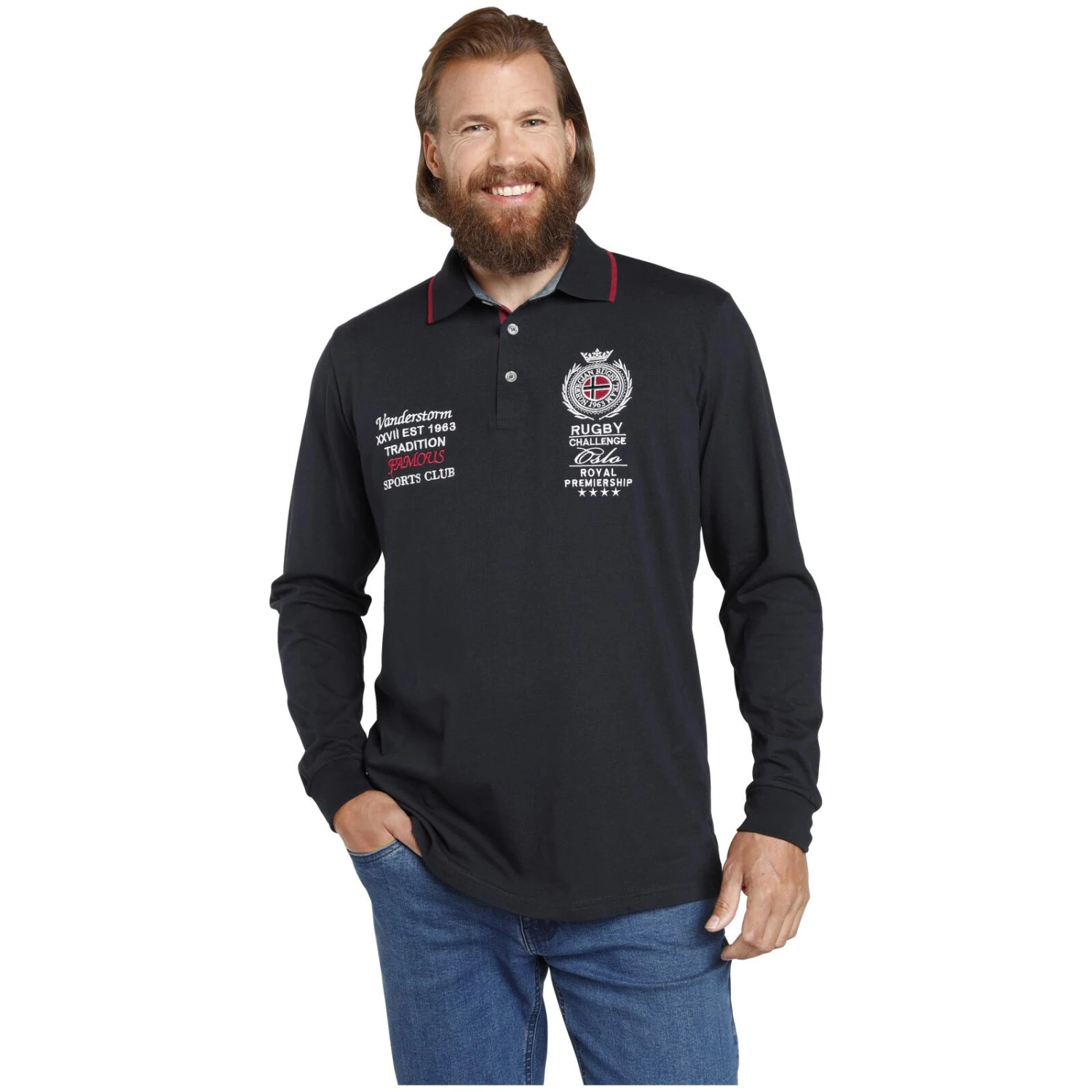 Sweatshirt SIGVAT Dunkelblau 2 Sweatshirt SIGVAT Dunkelblau – Bild 2