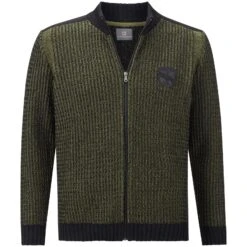 Strickjacke HALSTEN Oliv