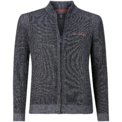 Strickjacke INGRABAN Dunkelgrau Melange