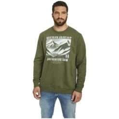 Doppelpack Sweatshirt HOLDGER Grün Blau -Jan Vanderstorm server 1916