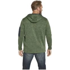 Fleecejacke ASVA Grün Melange -Jan Vanderstorm server 1944