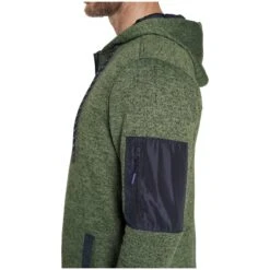 Fleecejacke ASVA Grün Melange -Jan Vanderstorm server 1948