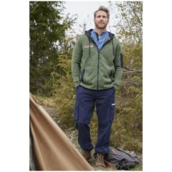 Fleecejacke ASVA Grün Melange -Jan Vanderstorm server 1949