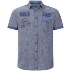 Kurzarmhemd NATTFARI Blau