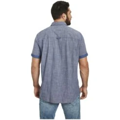 Kurzarmhemd NATTFARI Blau -Jan Vanderstorm server 1992