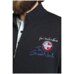 Strickjacke OLAV Dunkelblau -Jan Vanderstorm server 201