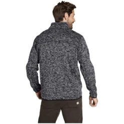 Strickfleecejacke KOLMUND Schwarz -Jan Vanderstorm server 2034