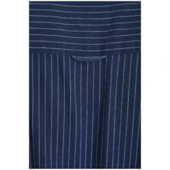 Kurzarmhemd NALLE Dunkelblau Gestreift -Jan Vanderstorm server 2044