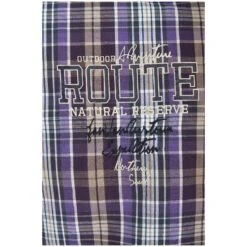 Kurzarmhemd ENEVOLD Lila Kariert -Jan Vanderstorm server 2131