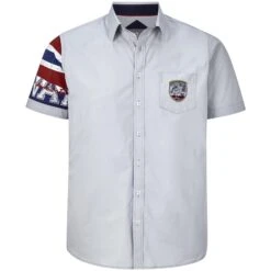 Kurzarmhemd NORAK Hellgrau