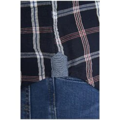 Kurzarmhemd BERTY Dunkelblau Kariert -Jan Vanderstorm server 2296