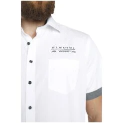 Doppelpack Hemd EVIN Weiß Grau -Jan Vanderstorm server 2333