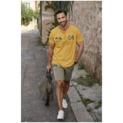 T-Shirt NILMER Gelb -Jan Vanderstorm server 2375