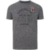 T-Shirt GAURI Dunkelgrau Melange