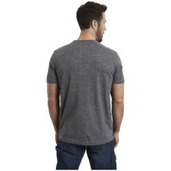 T-Shirt GAURI Dunkelgrau Melange -Jan Vanderstorm server 2384