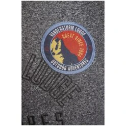 T-Shirt GAURI Dunkelgrau Melange -Jan Vanderstorm server 2386