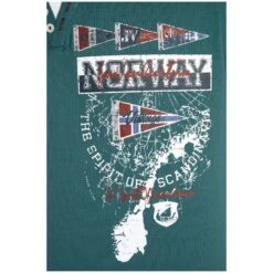 T-Shirt PEDER Petrol -Jan Vanderstorm server 2450