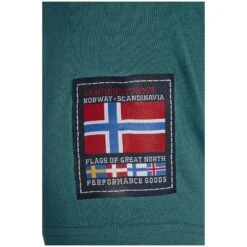 T-Shirt PEDER Petrol -Jan Vanderstorm server 2451
