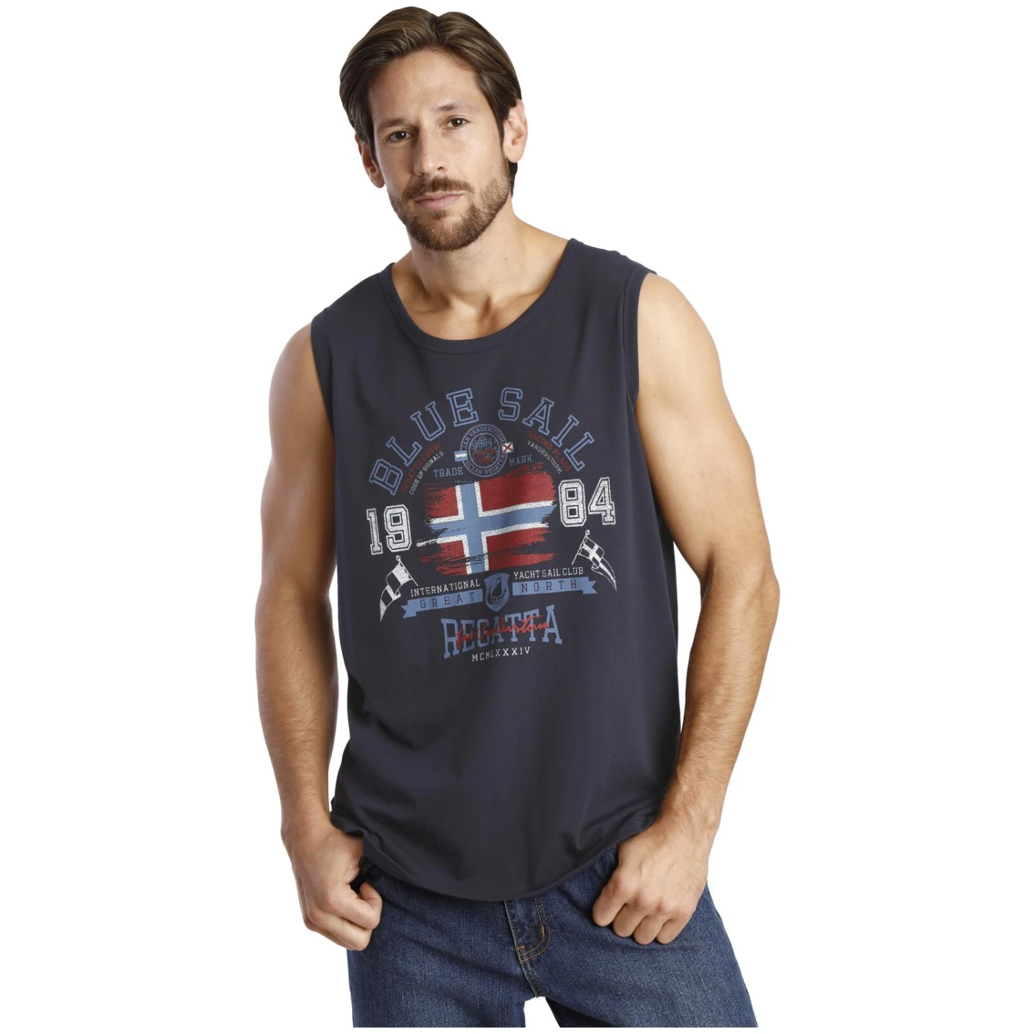 Tanktop BEUTE Dunkelblau 2 Tanktop BEUTE Dunkelblau – Bild 2