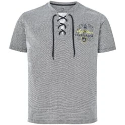 T-Shirt EWALD Blau Melange