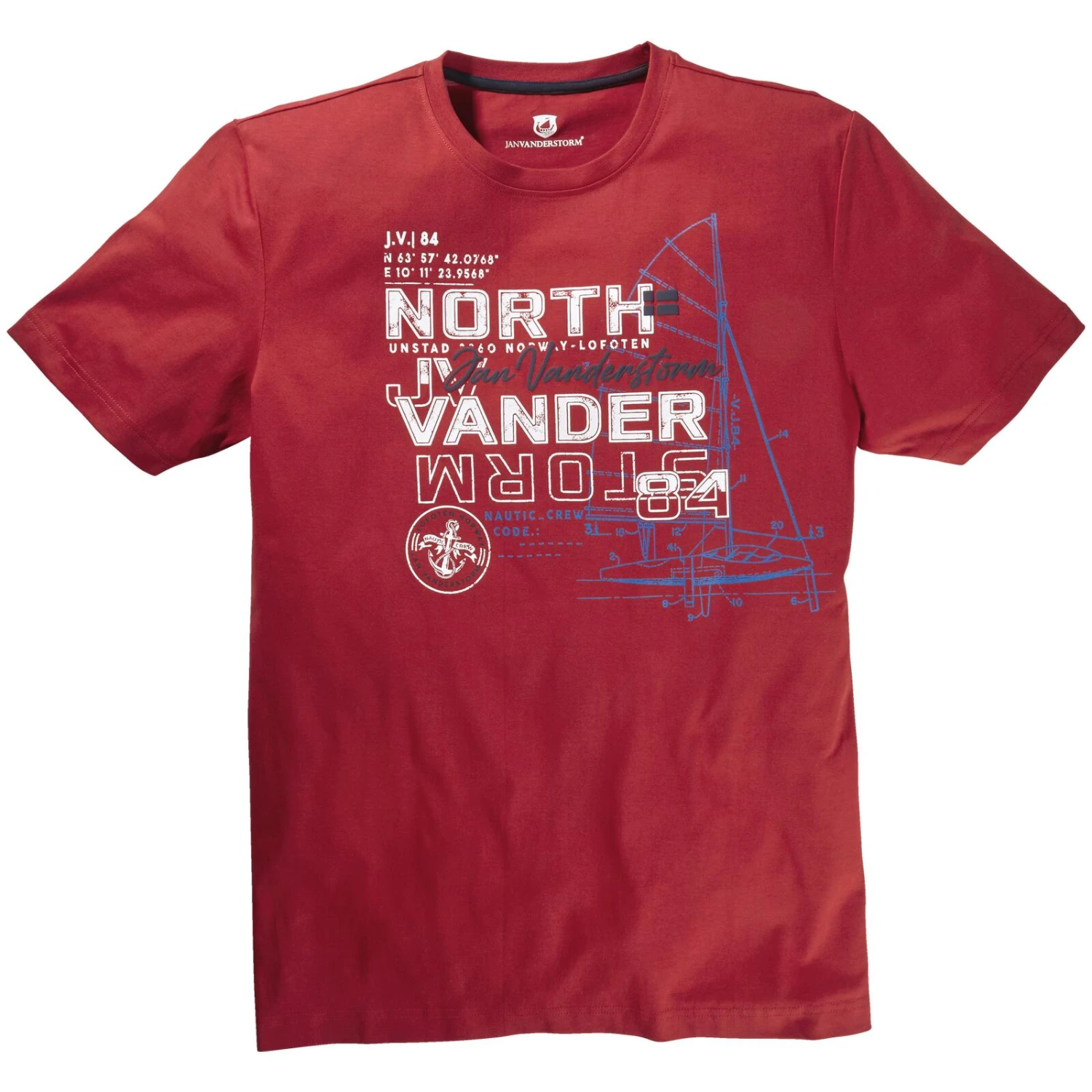 T-Shirt FRIMANN Rot 6 T-Shirt FRIMANN Rot – Bild 6